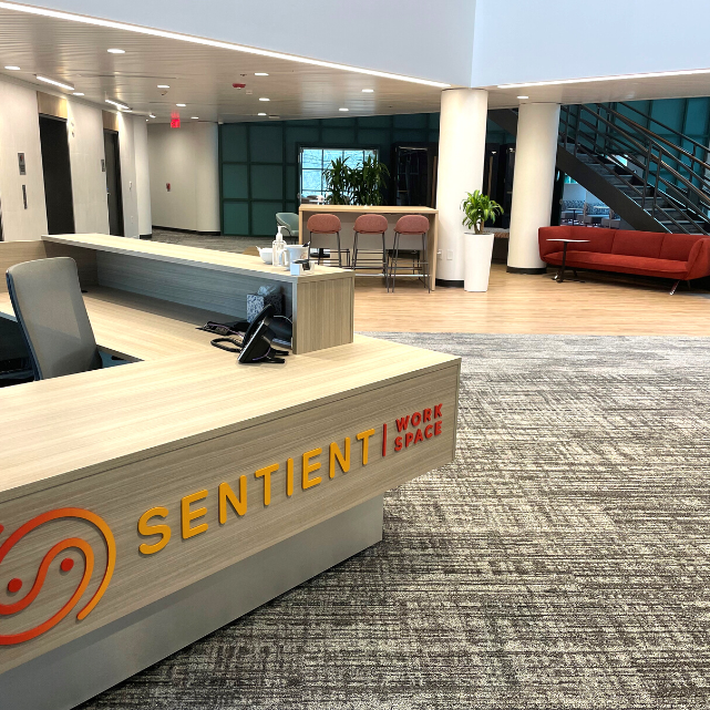 Sentient Workspace Inside our Trevose workspace 17